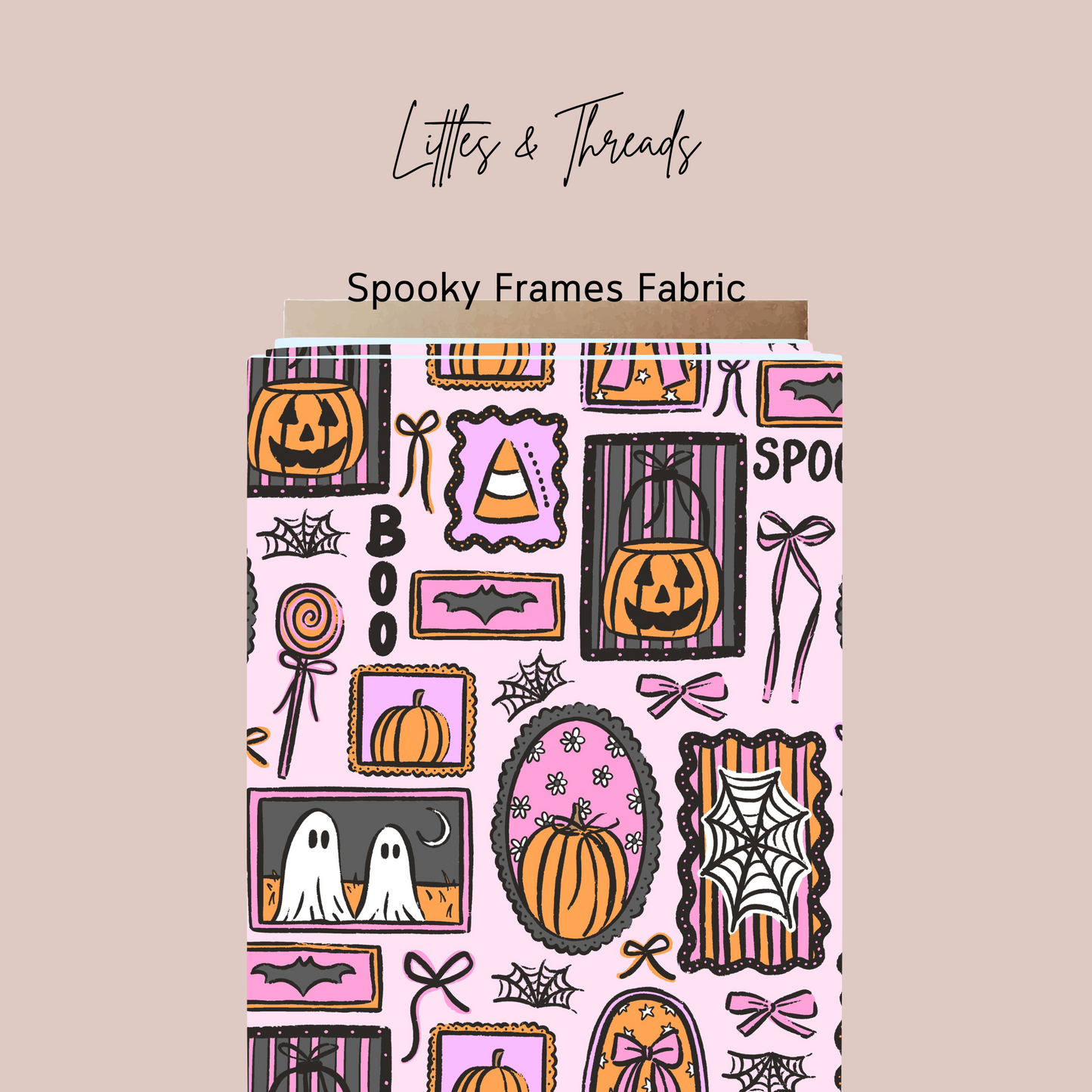 Embroidered Spooky Frame Tee