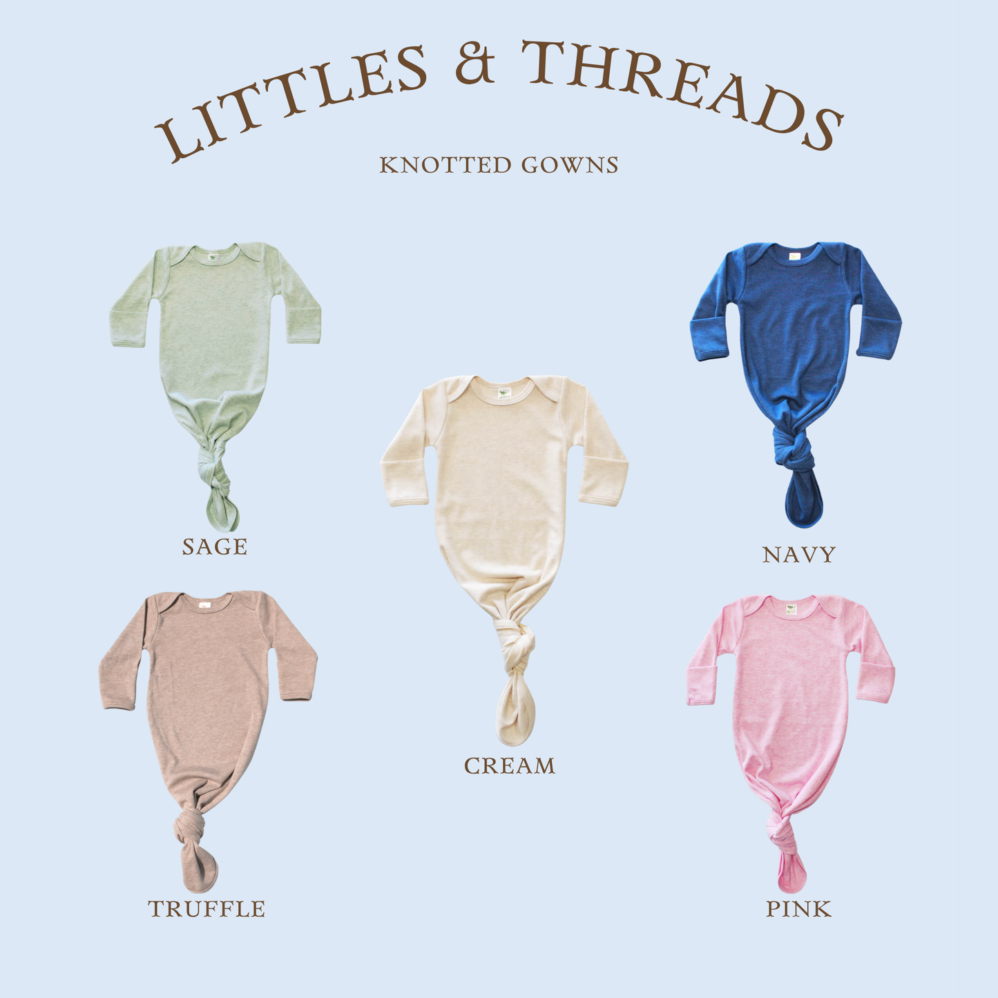 Personalized Monogram Baby Gown