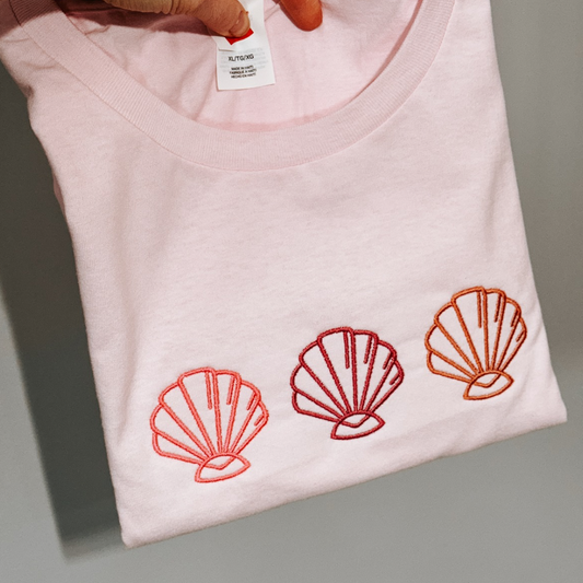 Seaside Embroidered Tee