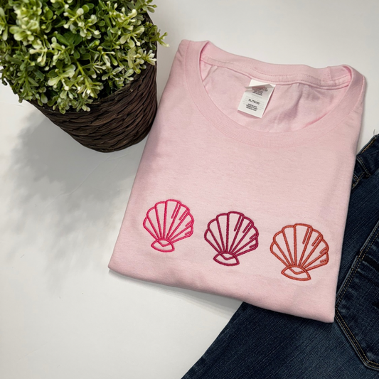 Seaside Embroidered Tee