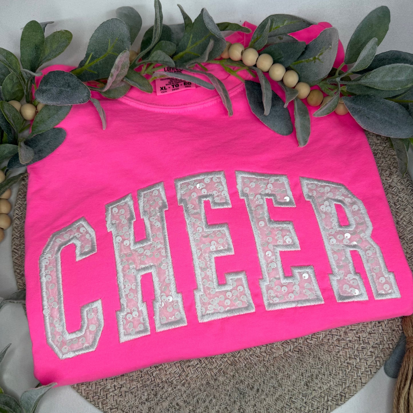 Custom Sequin Word Top