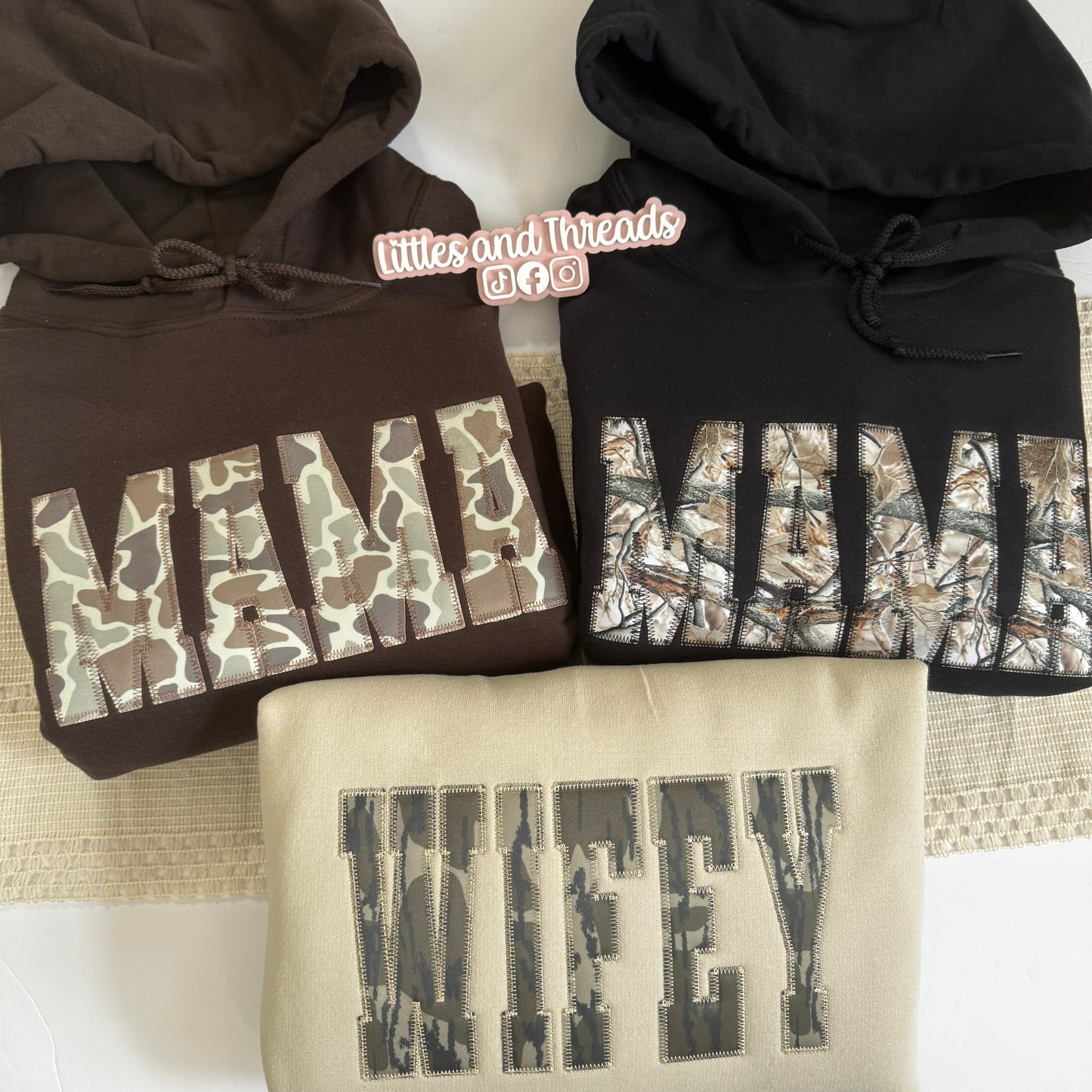 Custom Embroidered Camo Hoodie