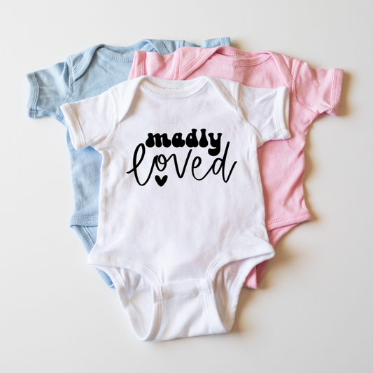 Madly Loved Baby Bodysuit