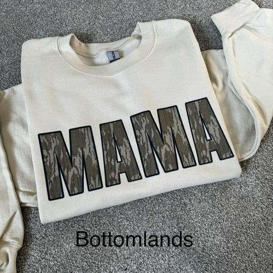 Custom Camo Crewneck