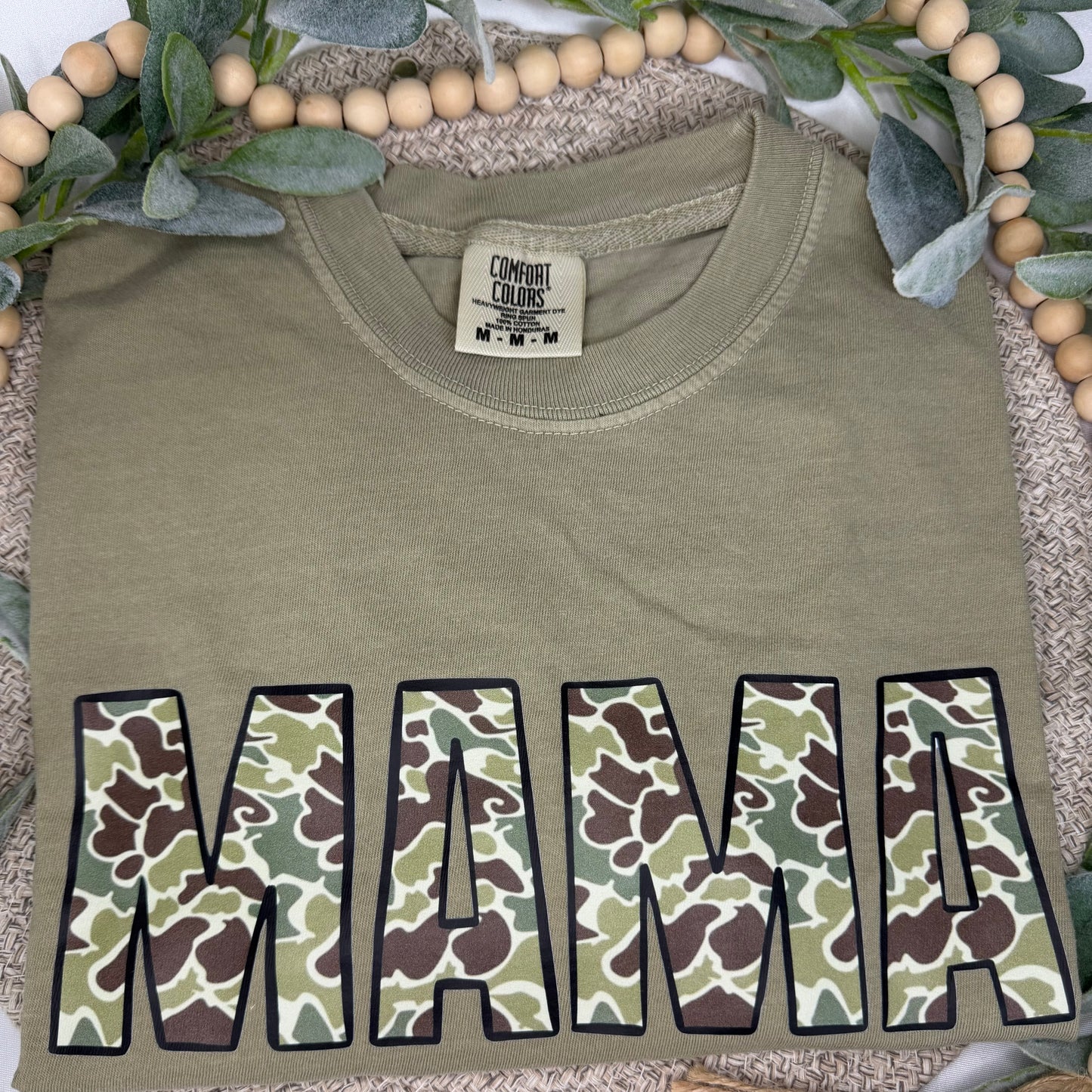 RTS- Camo Mama Tee