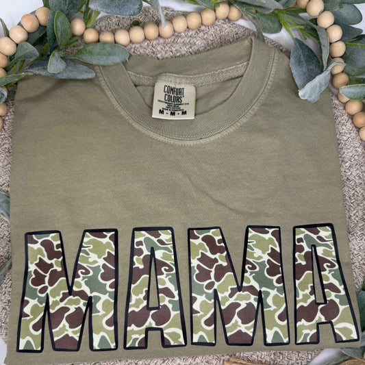 RTS- Camo Mama Tee