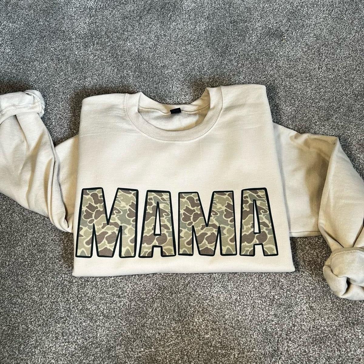 Custom Camo Crewneck