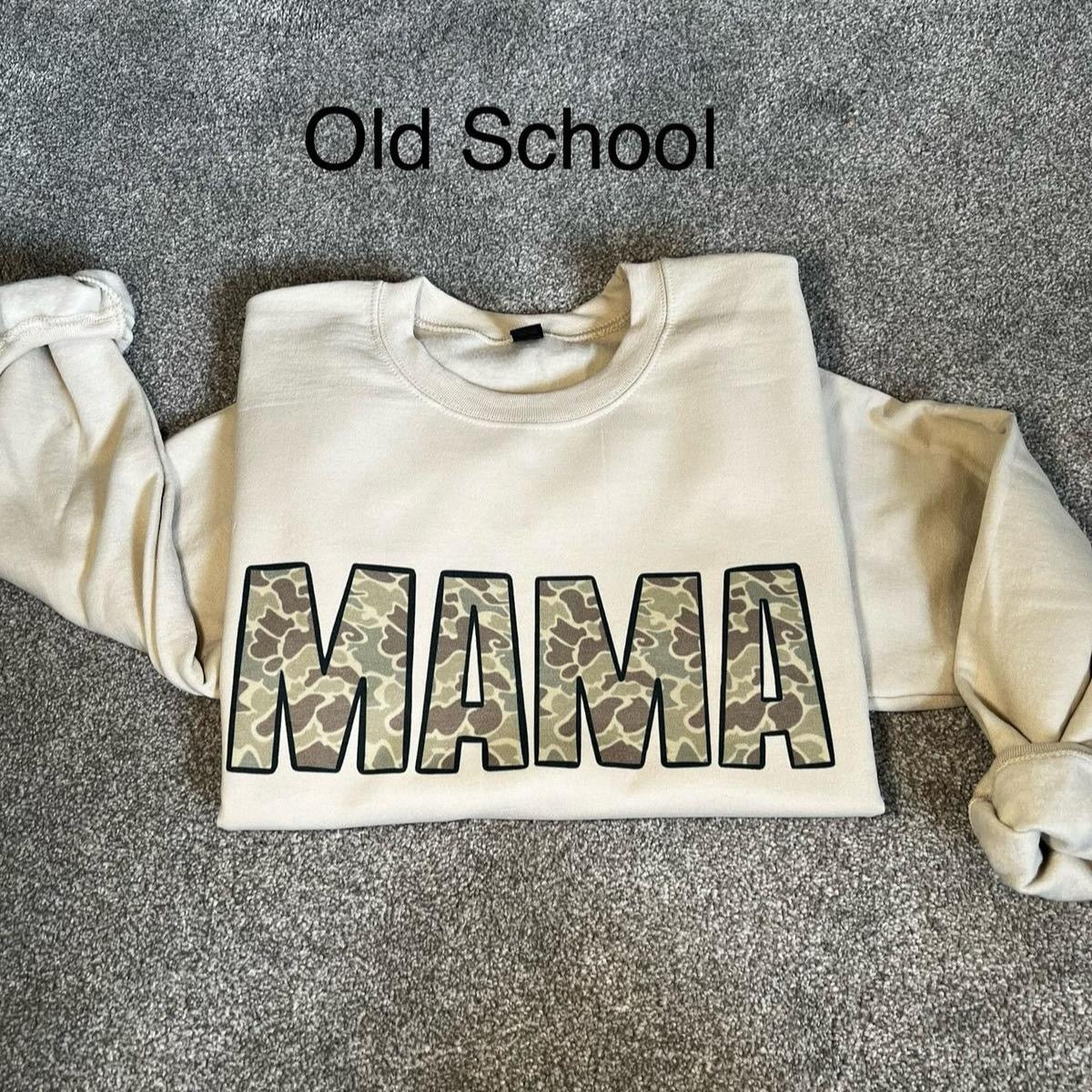 Custom Camo Crewneck