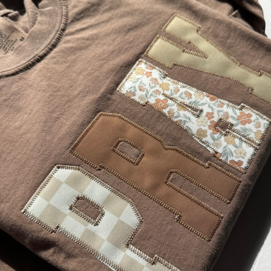 Embroidered Appliqué Pray Top