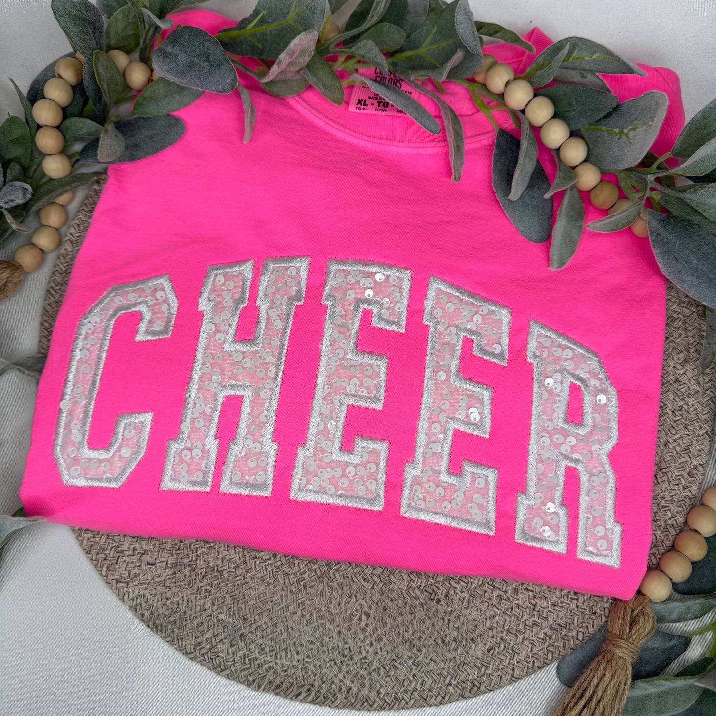 Custom Sequin Word Top