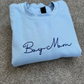 Boy Mom Embroidered Crewneck