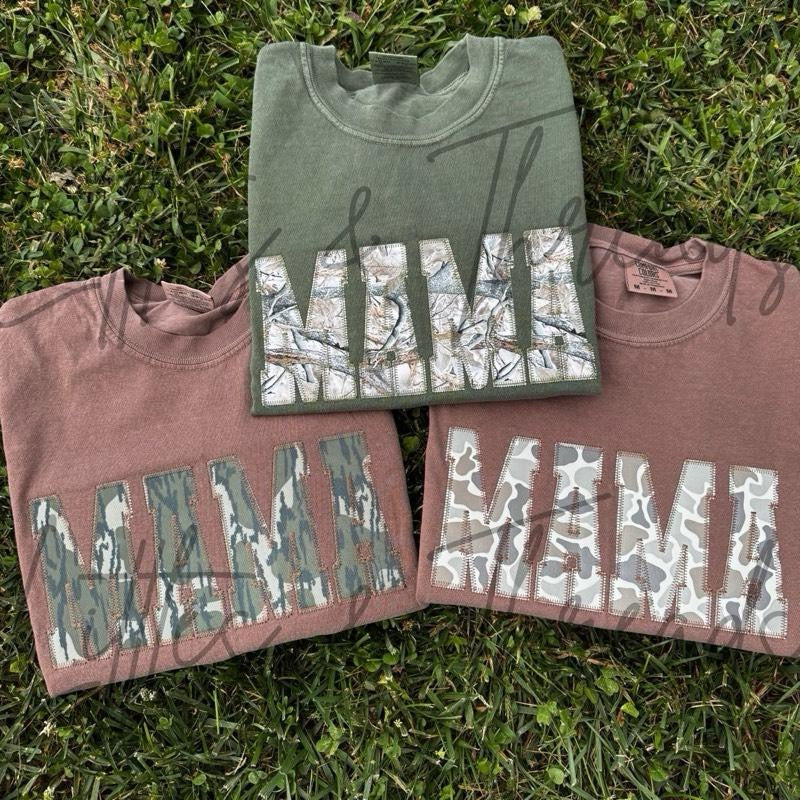 Custom Embroidered Camo Tee