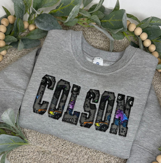 Custom Kids Monster Truck Crewneck