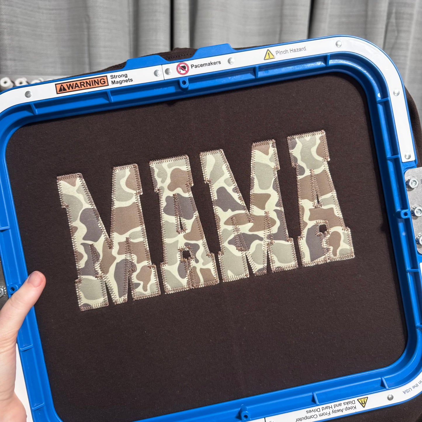 Custom Embroidered Camo Hoodie