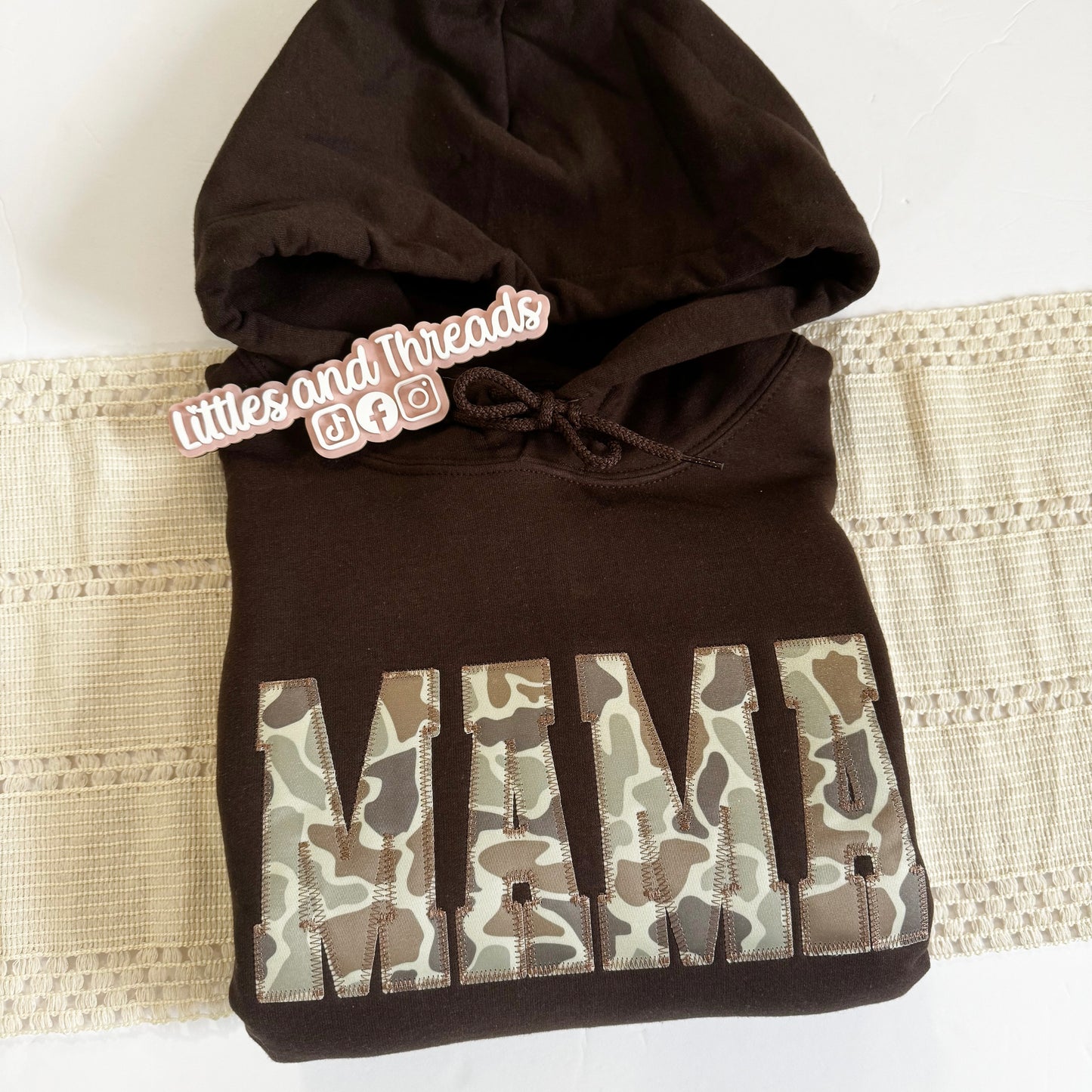 Custom Embroidered Camo Hoodie