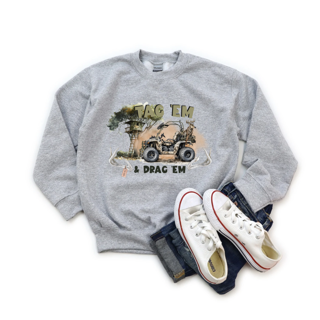 Drag ‘em & Tag ‘em Crewneck