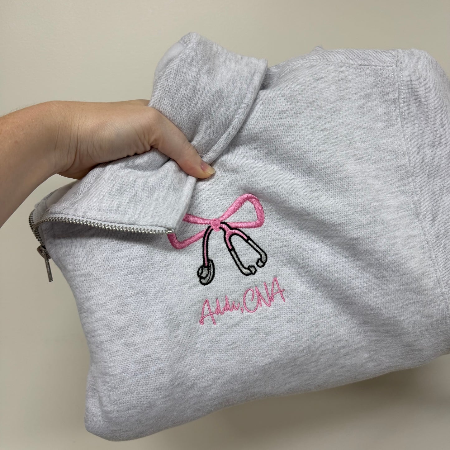 Custom Healthcare Workers Quarter Zip