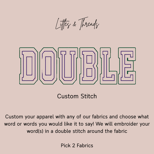 Pick Your Fabric-Double Adult Customs