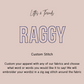 Pick Your Fabric-Raggy Adult Customs