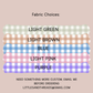 Personalized Gingham Baby Name Sign