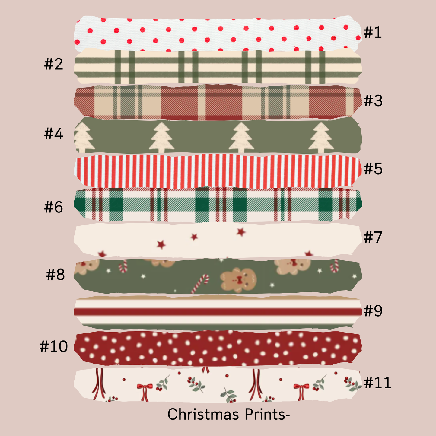 Pick Your Fabric-Mixed Adult Customs