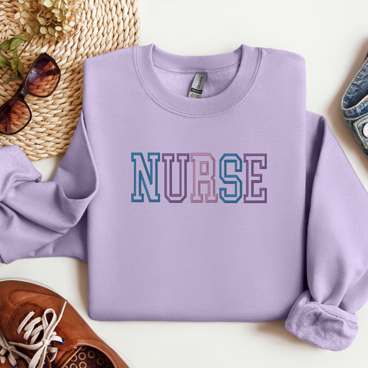 Custom Mixed Color Varsity Sweatshirt