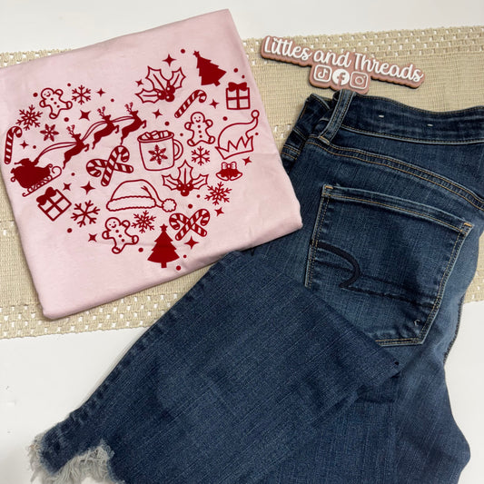 RTS-Christmas Collage Tees