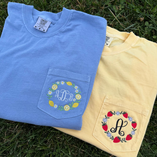 Fruit Frame Monogram Tee