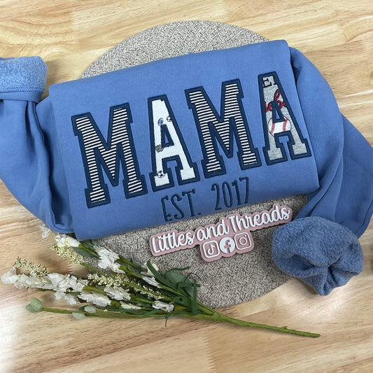 Embroidered Clothes Keepsake Sweatshirt