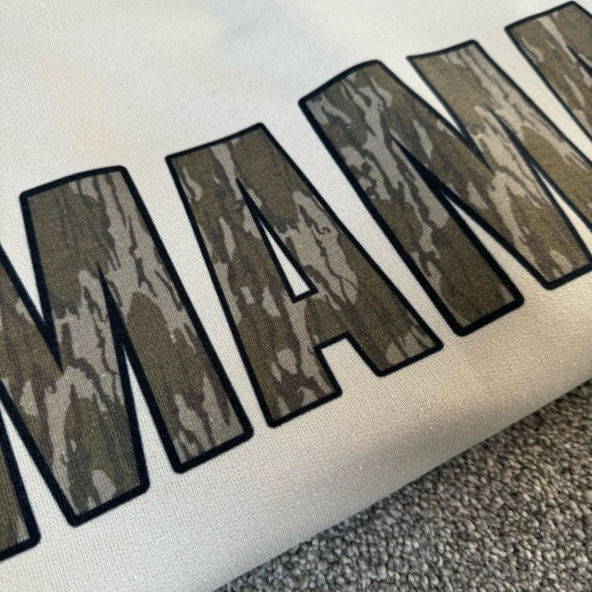 Custom Camo Crewneck
