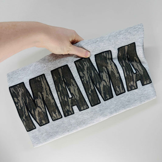 RTS-Vintage Camo Mama Tee