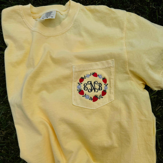 Fruit Frame Monogram Tee