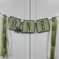 Tractor One Birthday Banner