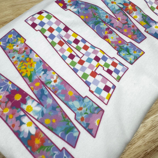 Brightly Mixed Mama Tee