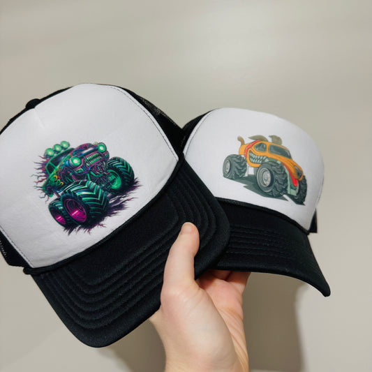Monster Truck Trucker Hats