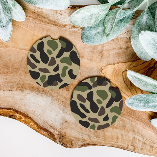 Camo Car Coasters