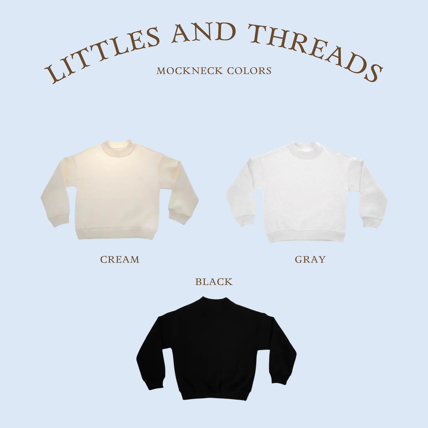 Custom Mockneck Sweatshirts