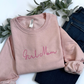 Girl Mom Embroidered Crewneck