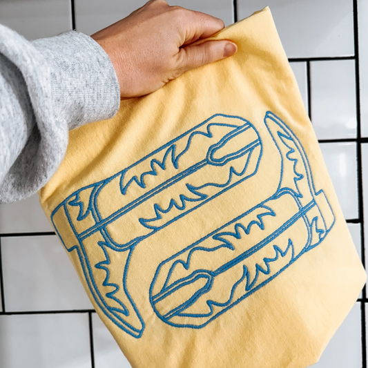 Embroidered Cowboy Boots Tee