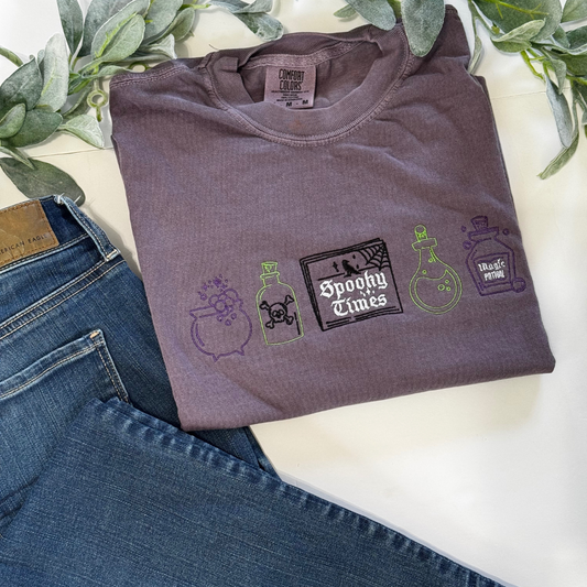Embroidered Spooky Potion Tee