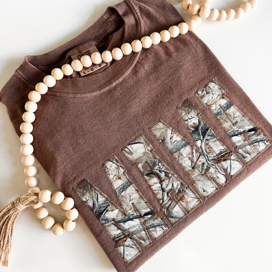 Custom Embroidered Camo Tee