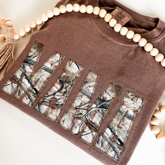 Custom Embroidered Camo Tee