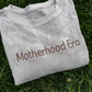 Embroidered Motherhood Era Corded Crewneck