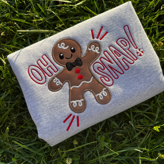 Embroidered Gingerbread Man