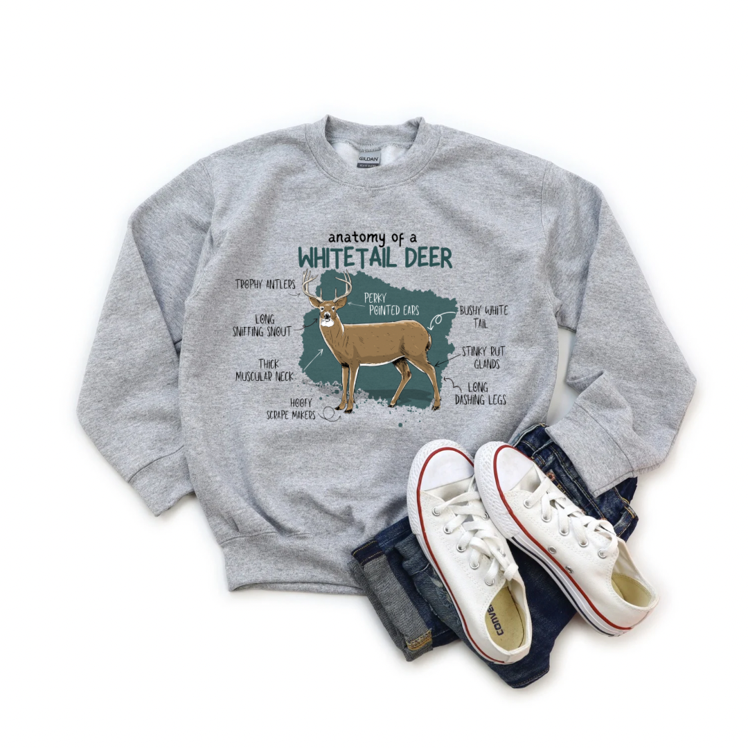 Anatomy Of A Deer Crewneck