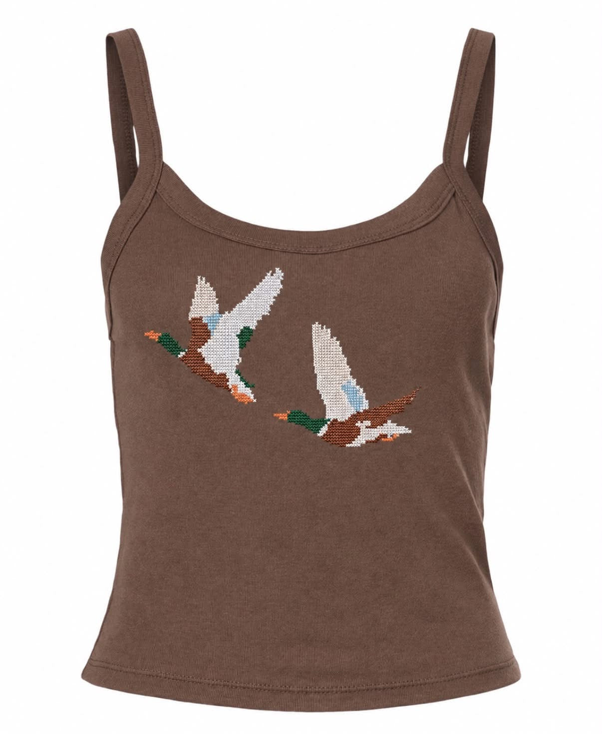 Cross Stitched Mallard Top