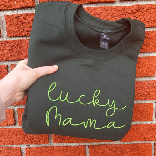 Custom Puff Embroidered Crewneck