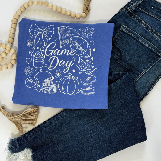 Embroidered Fall Game Day