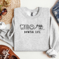 Custom Embroidered Dental Icons Sweatshirt