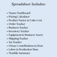 All In One Embroidery Speadsheet
